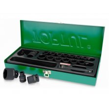 Набор головок ударных TopTul  1/2" 10-32мм 6гр. 18шт (GCAD1807)