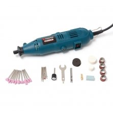 Гравер электрический ручной с набором аксессуаров Forsage F-GM10-150E
