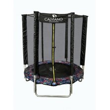 Батут с защитной сеткой Calviano 4,5ft Light Smile 140 см