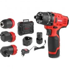 Дрель-шуруповерт аккумуляторная Wortex BD 1215 Li SET (1326469)