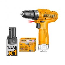Дрель-шуруповерт аккумуляторная INGCO CDLI12428