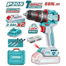 Дрель-шуруповерт ударная TOTAL TIDLI20668