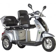 Электроскутер Volteco TRIKE L NEW серебристый