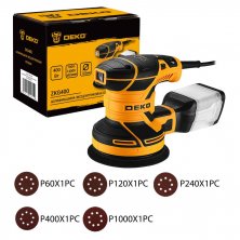 Эксцентриковая шлифмашина Deko ZKG400 (081-1004)