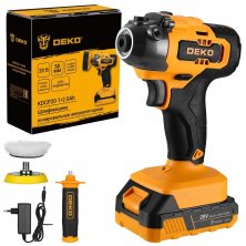 Шлифмашина полировальная аккумуляторная Deko KDCP20 (081-1027)