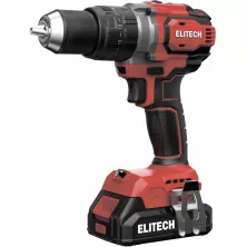 Дрель-шуруповерт ударная аккумуляторная ELITECH ДА 20УБЛ2 (2 аккумулятора)
