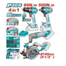 Набор аккумуляторных инструментов TOTAL TOSLI241169