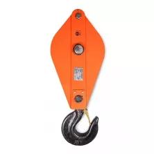 Блок монтажный однорольный с крюком TOR HQG(L) K1-10,0 т с откидной щекой (G)