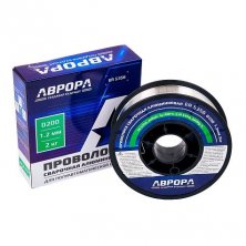 Проволока сварочная алюминиевая Аврора ER5356 д.1.2мм. 2 кг D200