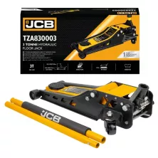 Домкрат подкатной гидравлический двухпоршневой низкопрофильный JCB JCB-TZA830003