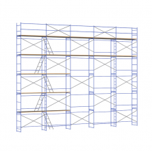 Строительные рамные леса ЛРСП-60