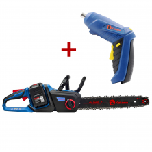 Пила цепная аккумуляторная Katana DT2104-PRO + Шуруповерт аккумуляторный Katana SW5000