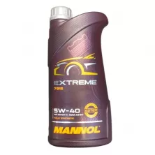 Масло моторное Mannol Extreme ESTER SAE 5W-40 API SN/CH-4 1л