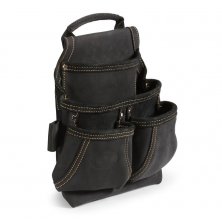 Сумка кожаная поясная без ремня КВТ СК-4