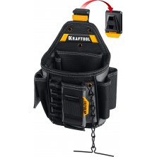 Сумка поясная Kraftool KP-13E с быстросъёмным креплением FastClip