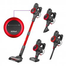 Вертикальный пылесос Kitfort KT-5175-2 (красный)