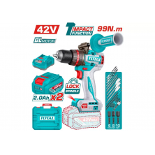 Дрель-шуруповерт ударная TOTAL TIDLI429982