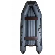 Надувная лодка Аква 3600 НДНД графит/черный