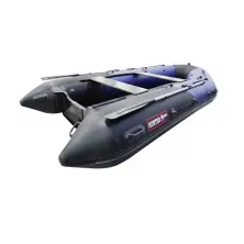 Лодка надувная Hunter 370 PRO СПОРТ синий черный