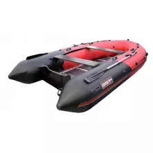 Лодка надувная Hunter 420 красный черный
