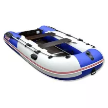 Лодка надувная Hunter Stels 375 Аэро белый синий