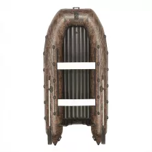 Лодка моторная килевая Ковчег 480 НДНД камуфляж тёмный лес