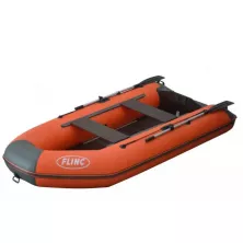 Моторно-гребная лодка Flinc FT340K графитово-оранжевый
