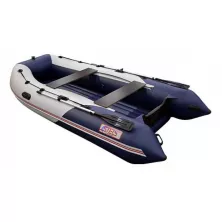 Лодка надувная Hunter Stels 355 Аэро синий серый