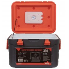 Термобокс Tramp TRP-058 30л (черный/оранжевый)