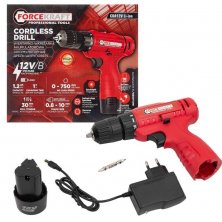 Дрель-шуруповерт ForceKraft FK-CDA12V Li-ion