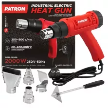 Фен промышленный электрический Patron P-HG65-2000LCD