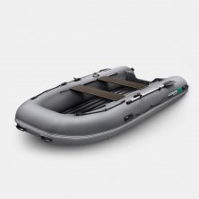 Надувная лодка Gladiator E380S темно-серый