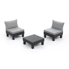 Комплект садовой мебели Keter Elements Balcony графит