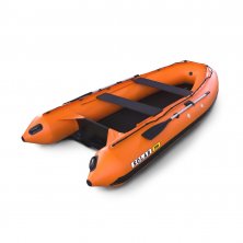 Лодка надувная моторная Solar-380 Jet tunnel оранжевый