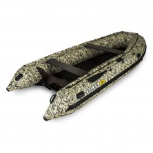 Лодка надувная моторная Solar-420 Jet tunnel пиксель