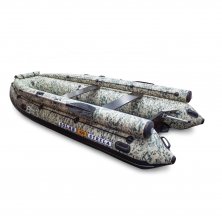 Лодка надувная моторная Solar-420 Strela Jet tunnel (Expedition) пиксель