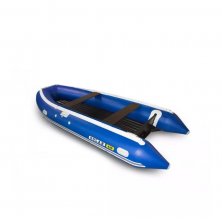 Лодка надувная моторная Solar-420 Strela Jet tunnel с фальшбортом синий