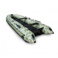 Лодка надувная моторная Solar-470 Strela Jet tunnel пиксель