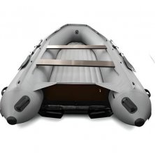 Лодка надувная моторная Solar-470 Super Jet tunnel (Expedition) серый