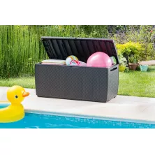 Сундук Keter Rattan Storage Capri 305L серый