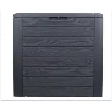 Сундук Prosperplast Woodebox 140л антрацитовый