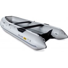 Лодка надувная моторная Solar-420 K Optima серый