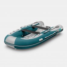 Надувная лодка Gladiator RIB420AL морской зеленый-белый