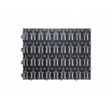 Набор панелей настенных Qbrick System Custom Pegboard (2 шт.) (черный)