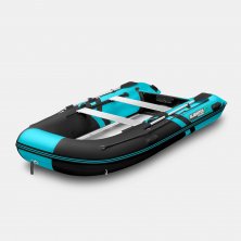 Надувная лодка Gladiator B370AL черно-бирюзовый