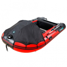 Надувная лодка Gladiator D450AL красно-черный