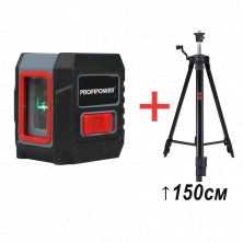 Нивелир лазерный Profipower NL-02G + Штатив E0051 (E0335-2)