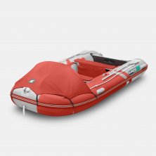 Надувная лодка Gladiator C400AL красно-белый