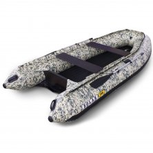 Лодка надувная моторная Solar-380 Jet tunnel пиксель