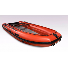 Лодка надувная моторная Solar-470 Caravan Jet Tunnel красный